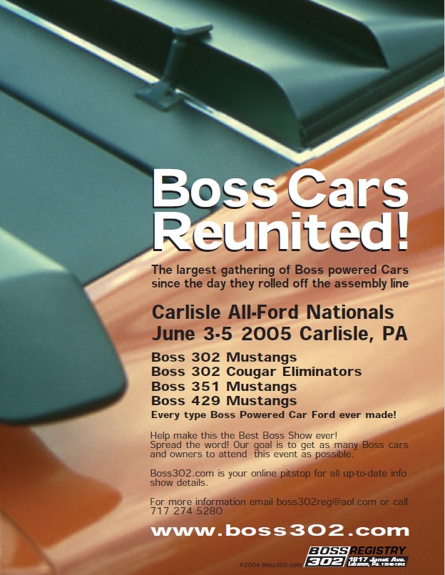 2005 BOSS Reunion flyer